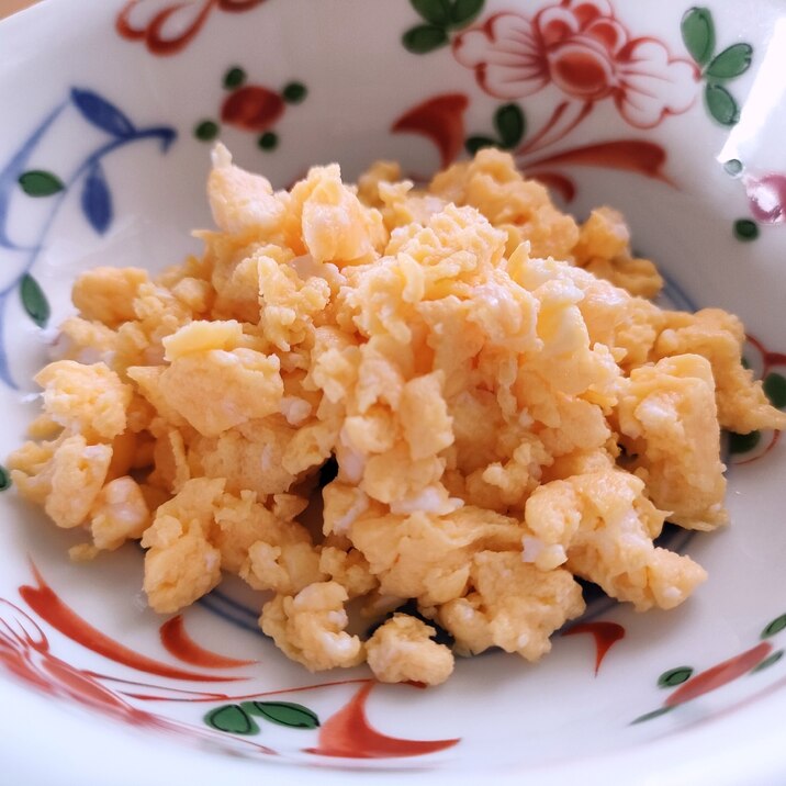 レンジで簡単☆味噌味の炒り卵
